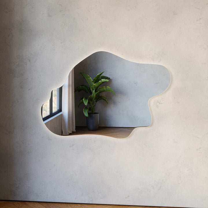 Island - Abstract Island LED Mirror