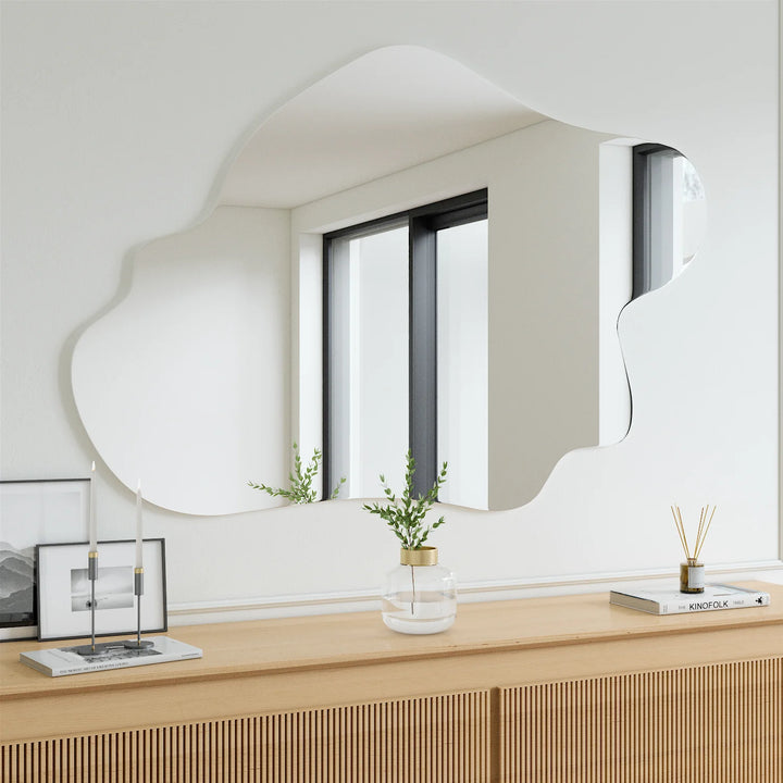 Island - Abstract Island LED Mirror