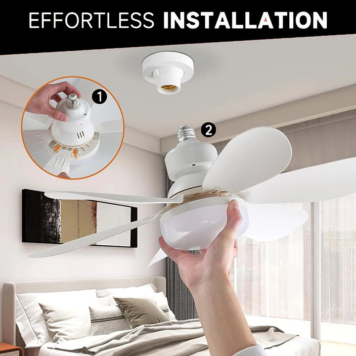LED Ceiling Light Bulb with Fan