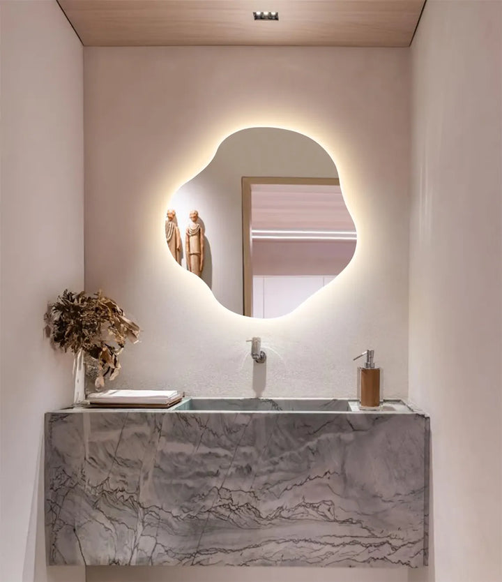 Glowform - Organic LED Wall Mirror