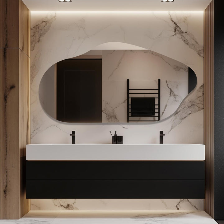 Eclipse - Asymmetrical LED Mirror