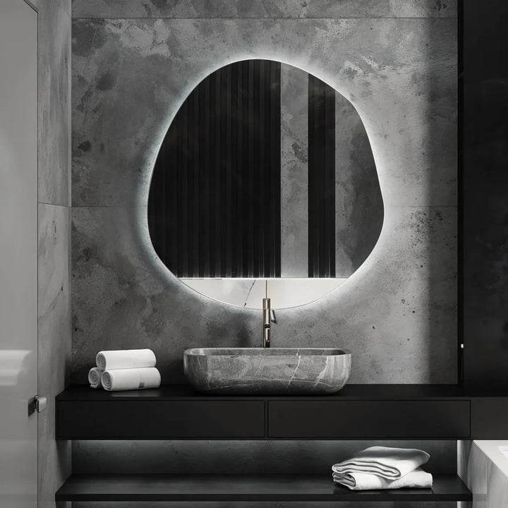 Pebble - Organic LED Backlit Mirror