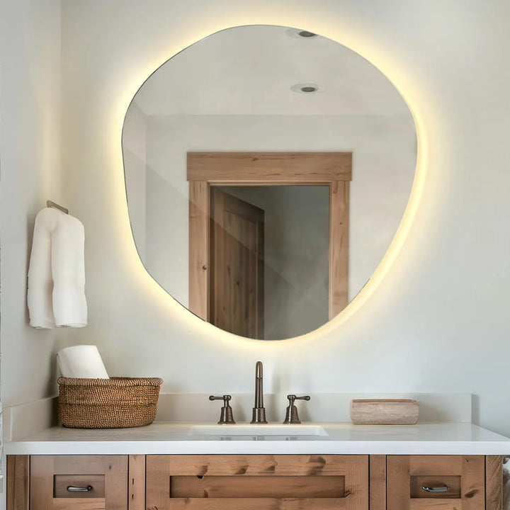 Pebble - Organic LED Backlit Mirror