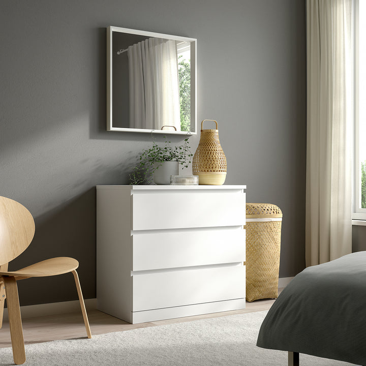 Wall mirror 65x65 White