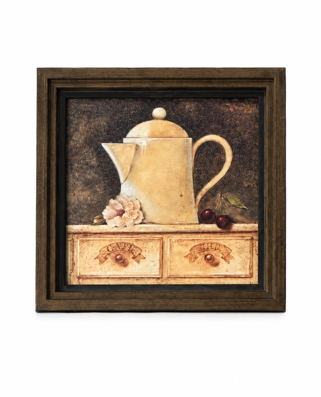 Vintage Coffee Pot Wall Art 25 cm