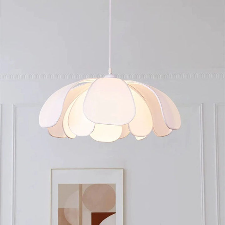 Modern Pendant Light with Petal-Shaped Shade