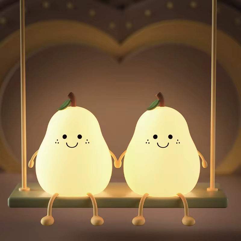 Cute Rechargeable Cartoon Bedside Night Lamp