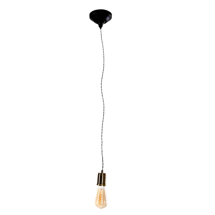 Minimalist Single Bulb Pendant Light