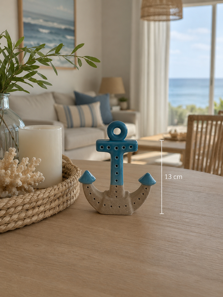 Ceramic Anchor Ornament
