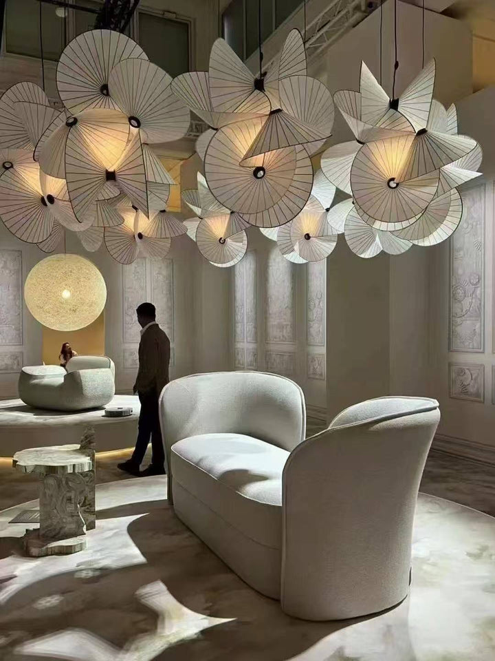 Artistic Petal-Shaped Pendant Light