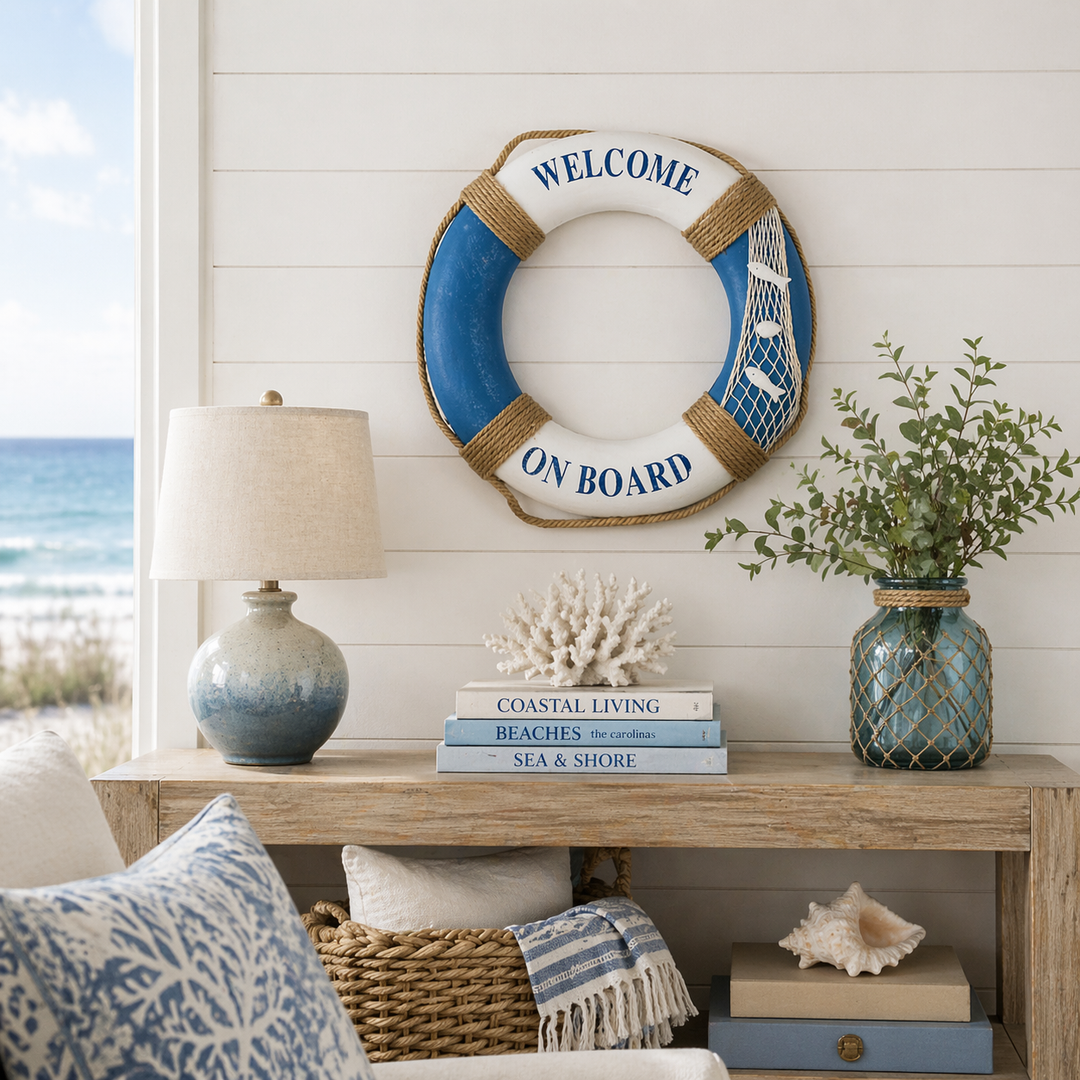 Life Ring Decor Sky Blue