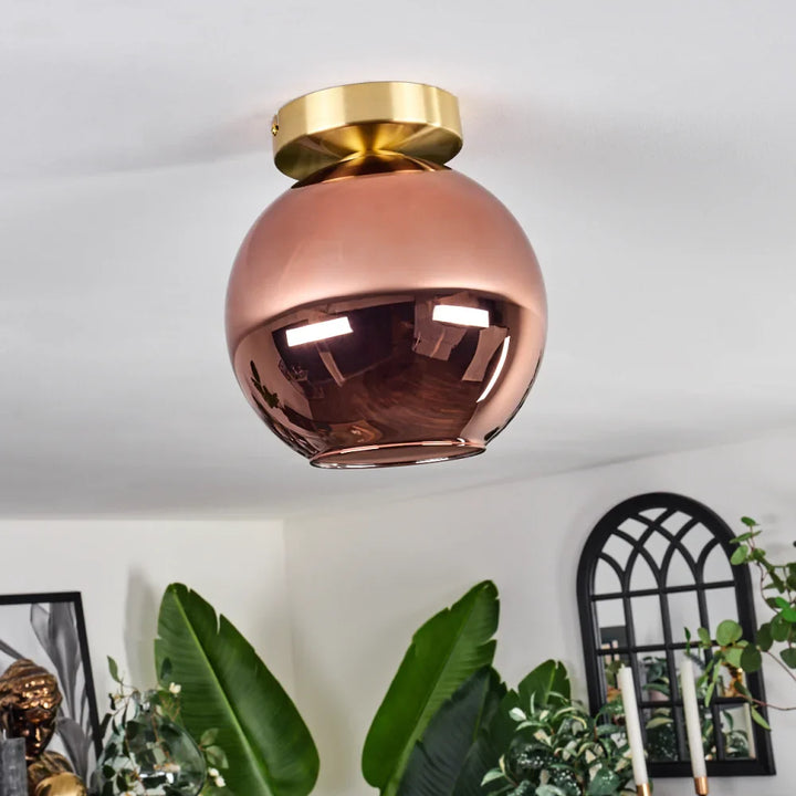 Modern Glass Globe Ceiling Light