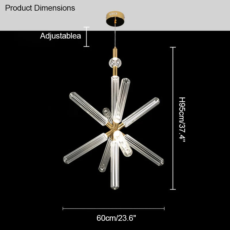 Modern Sputnik Chandelier