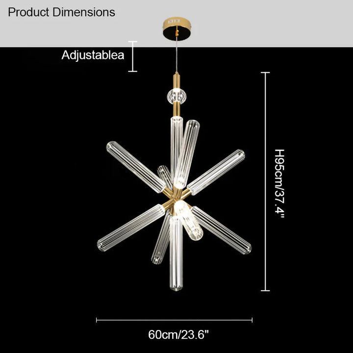 Modern Sputnik Chandelier
