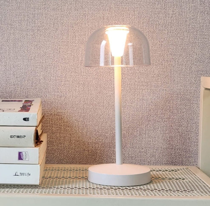 Minimalist RECHARGEABLE Dome Acrylic head Table Lamp