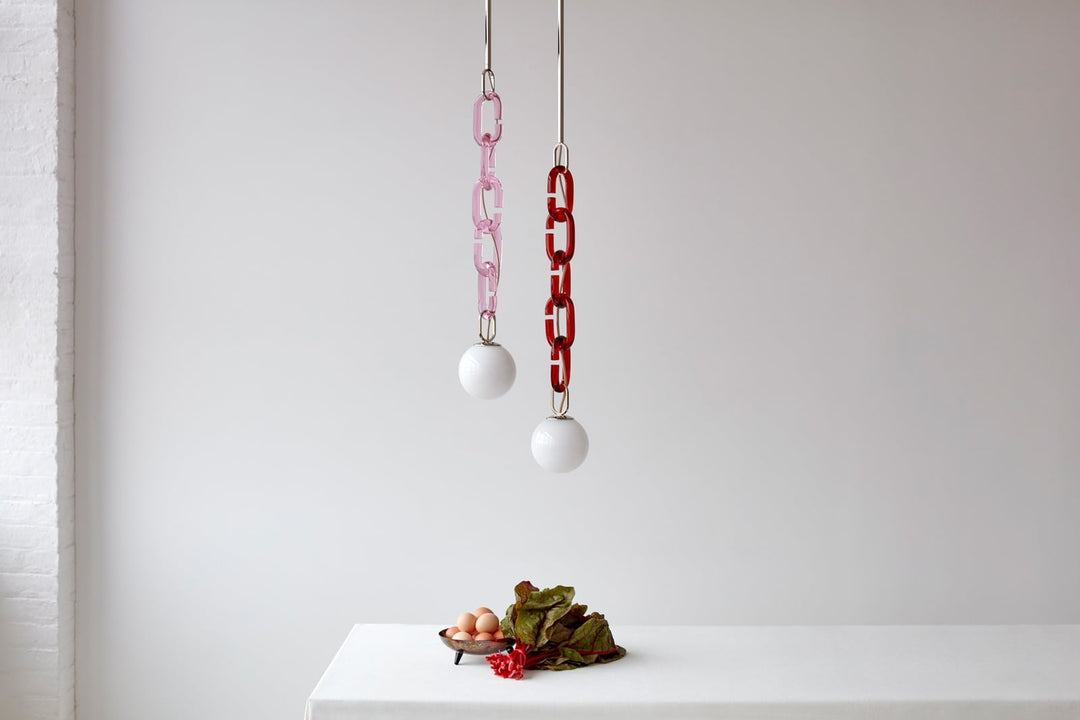 Modern Chain Globe Pendant Light