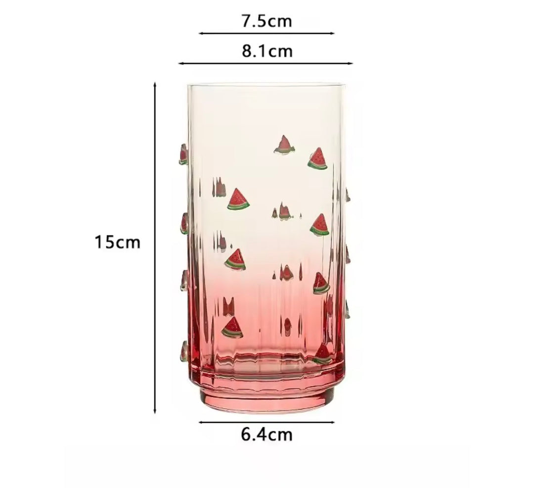 Watermelon Glass Tumbler