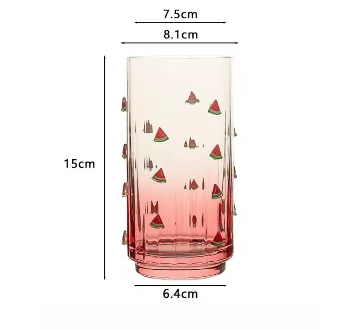 Watermelon Glass Tumbler