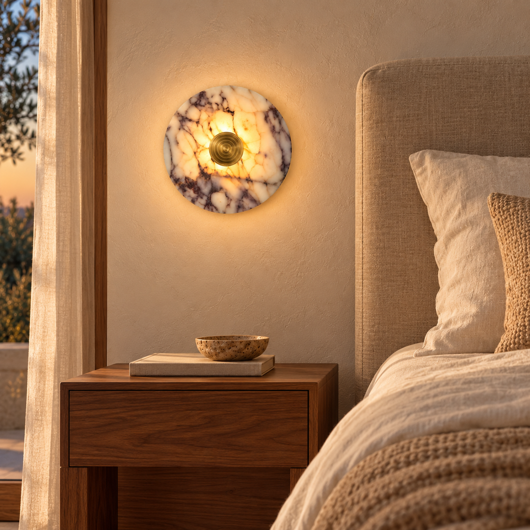 Calacatta Viola Marble Wall Light