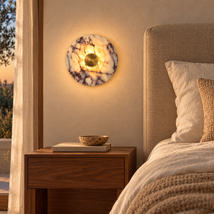 Calacatta Viola Marble Wall Light