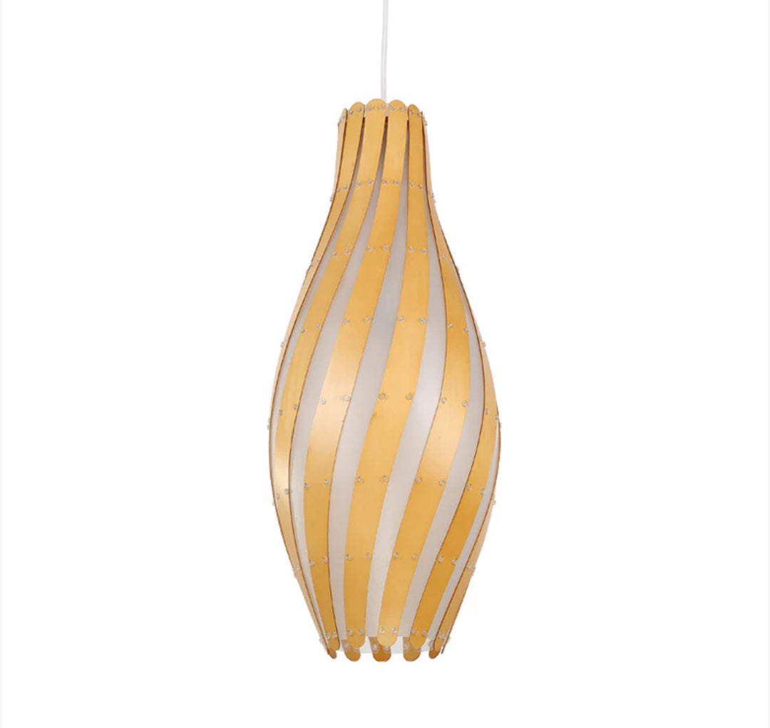 Natural Wooden Pendant Light