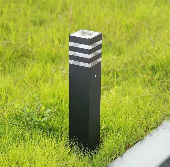 Classic Black Outdoor Bollard Light