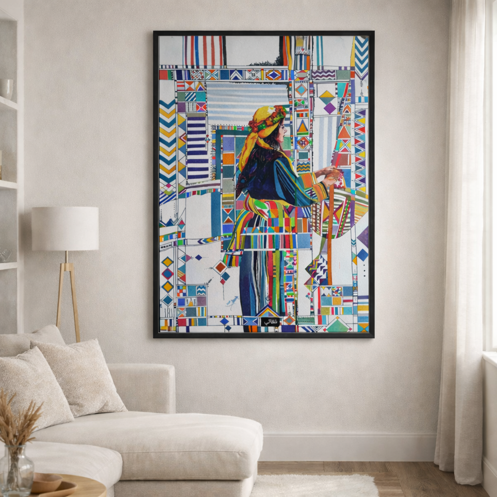 Modern Cultural Portrait Canvas