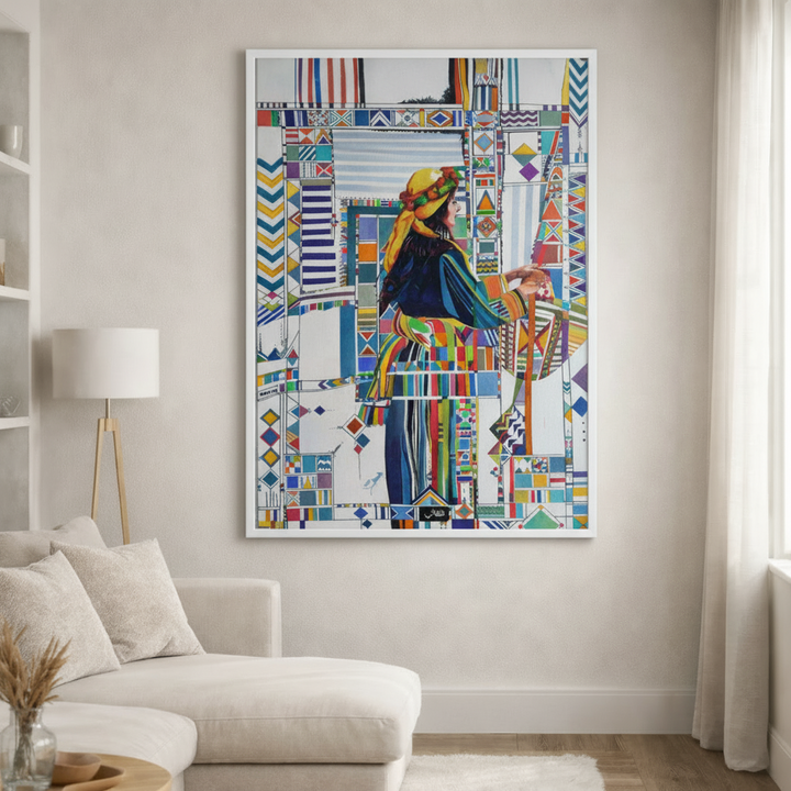 Modern Cultural Portrait Canvas