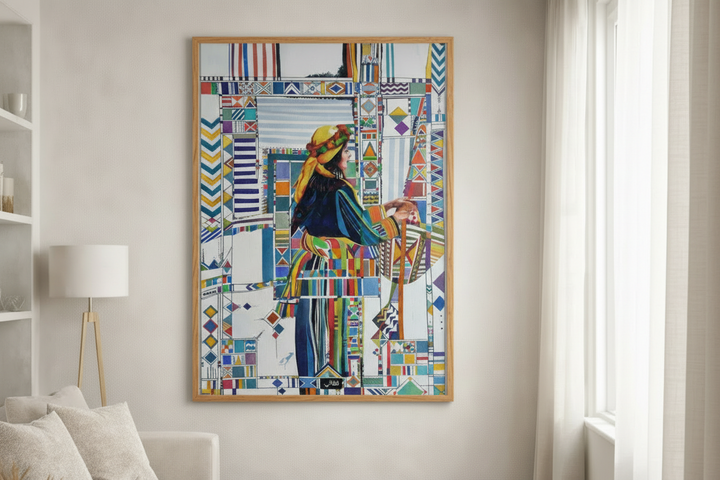 Modern Cultural Portrait Canvas