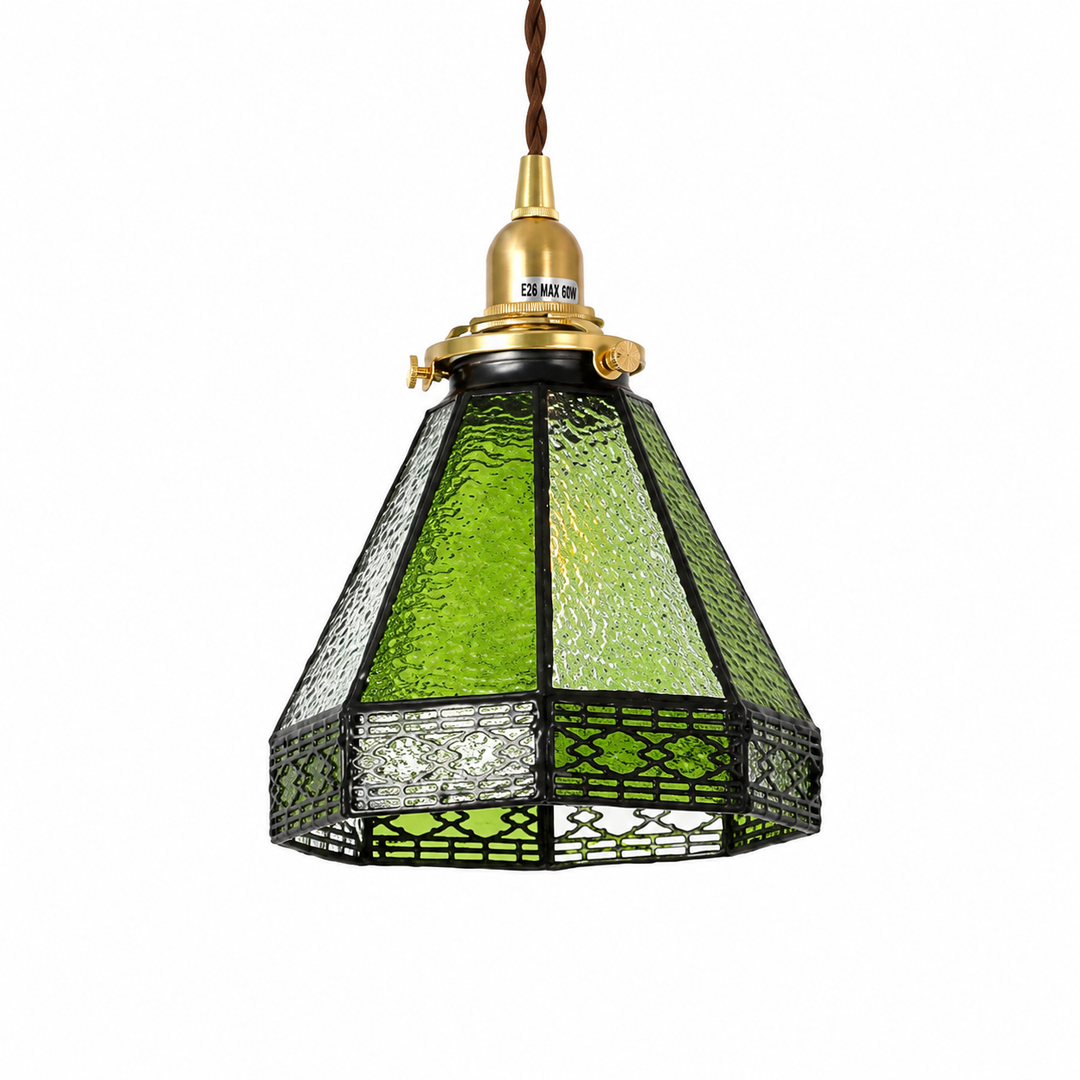 Green Tiffany Pendant Light