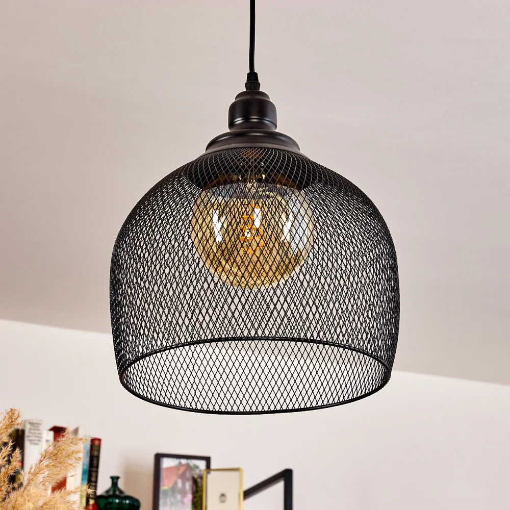 Industrial Mesh Pendant Light