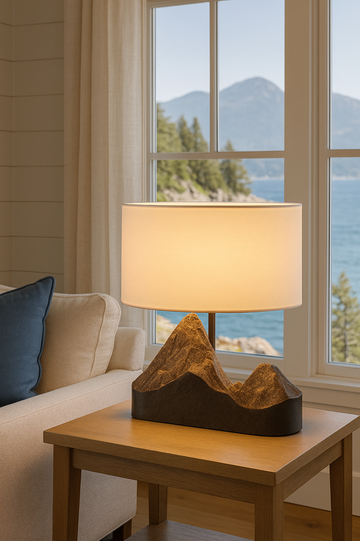 Mountain-Inspired Table Lamp