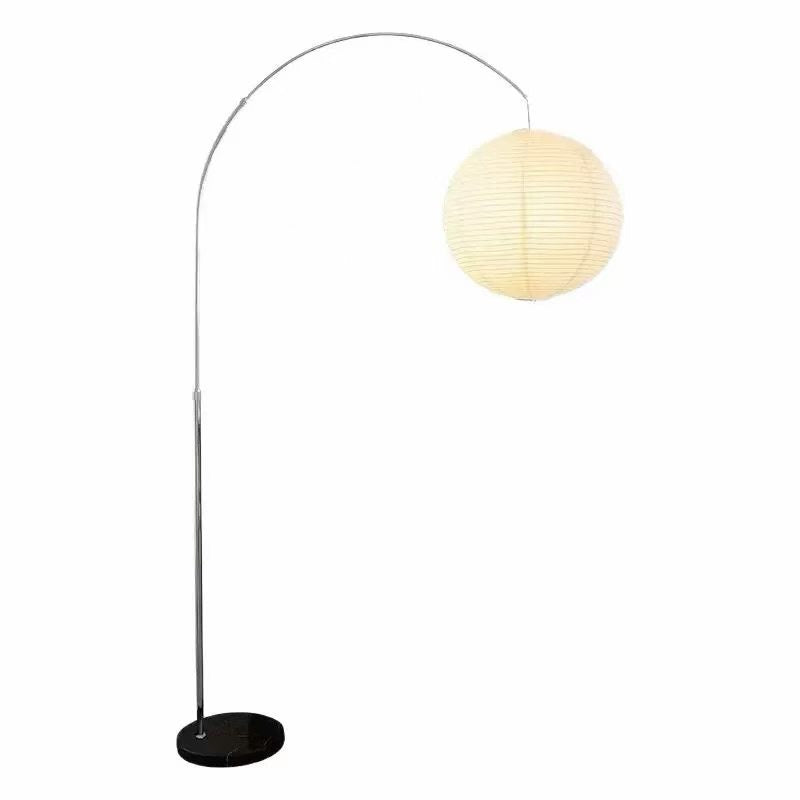 Akari Arc Floor Lamp with 50 cm paper Head