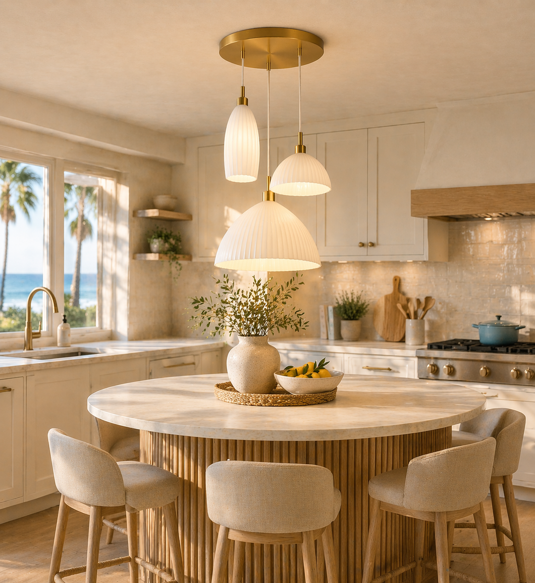 Triple Pendant Cluster Light