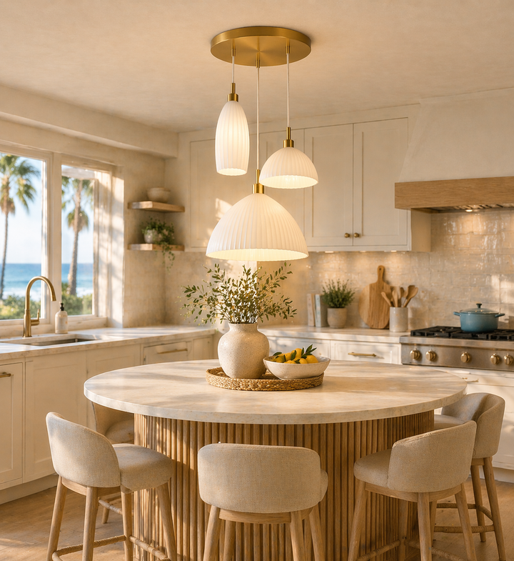 Triple Pendant Cluster Light