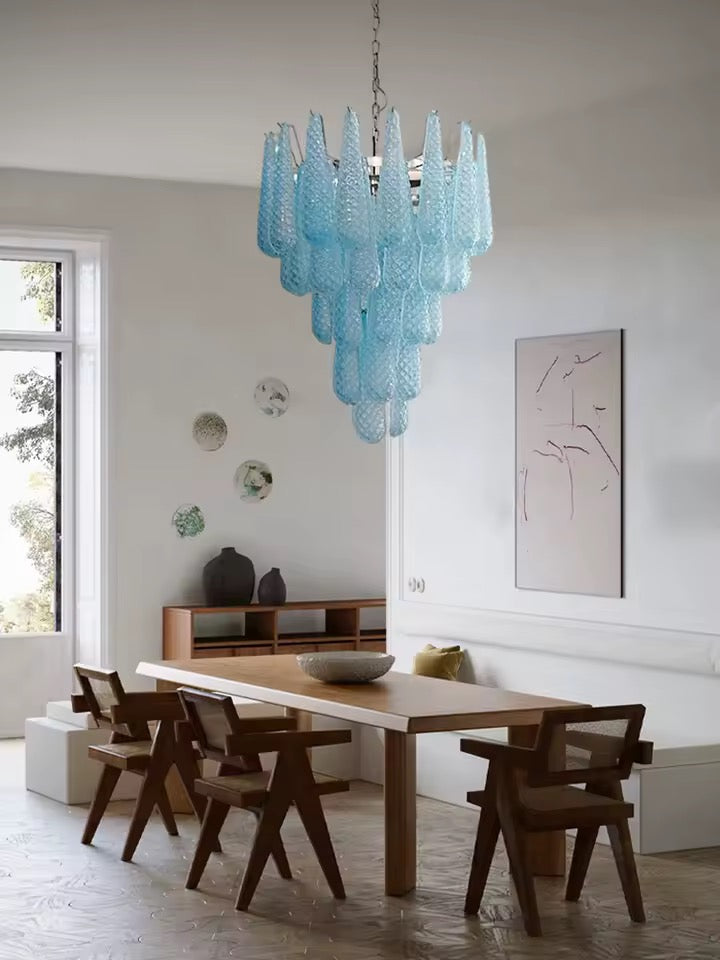 Blue Morano Chandelier