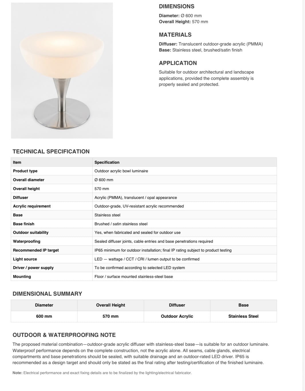 Modern White Bowl-Shade Table Lamp