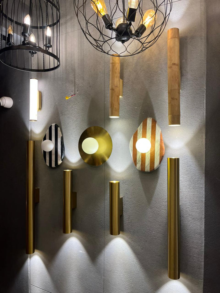 Slim Gold Wall Sconce
