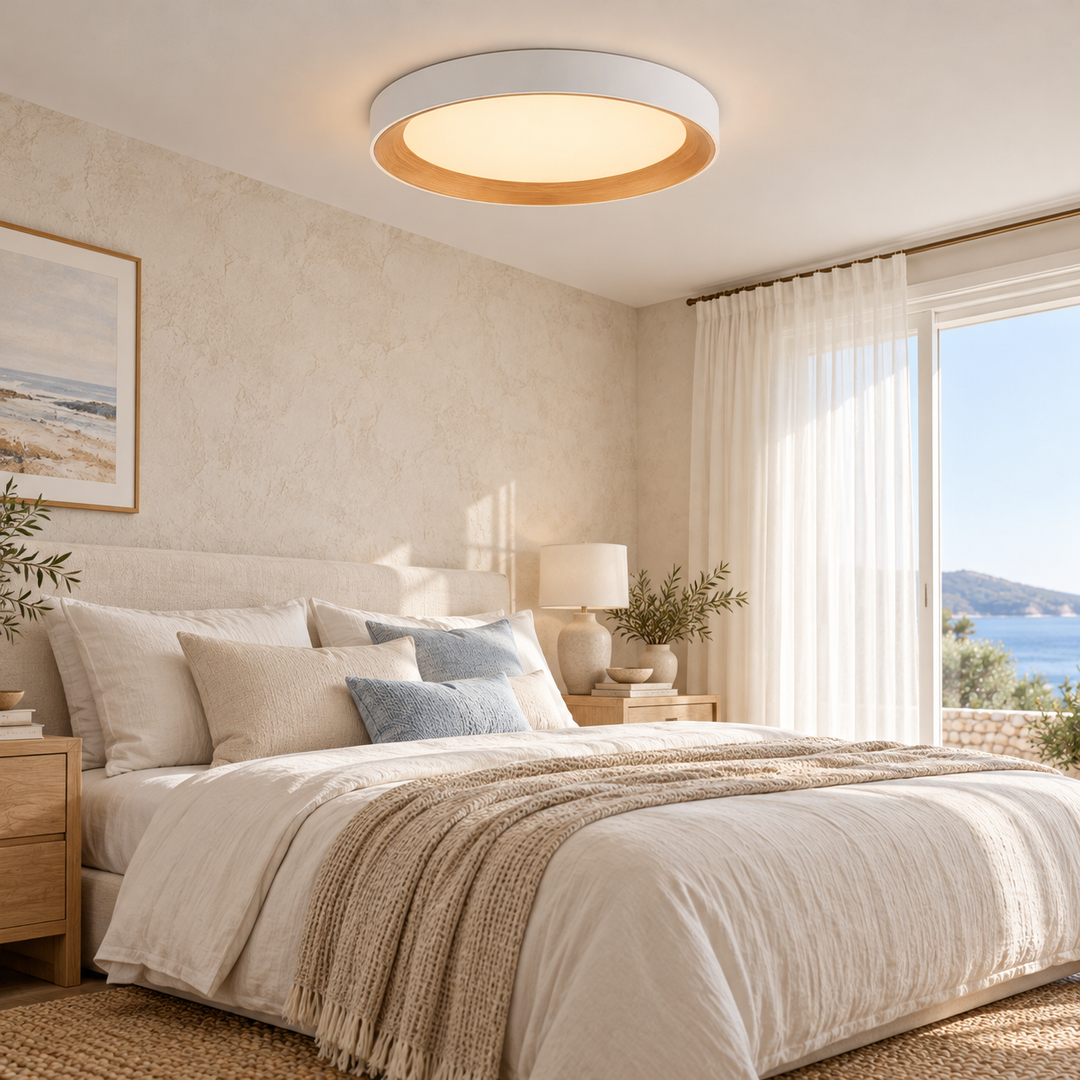 Modern Two-Tone Circular Ceiling Light