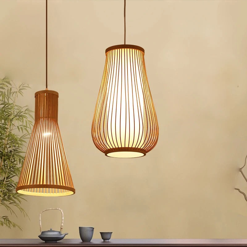 Modern Cage BAMBOO Pendant Light