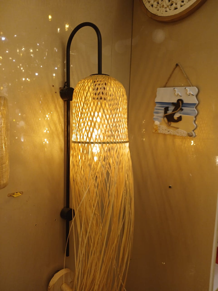 Rustic Woven Wall Sconce