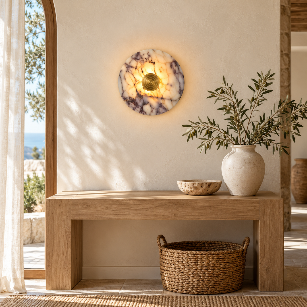 Calacatta Viola Marble Wall Light