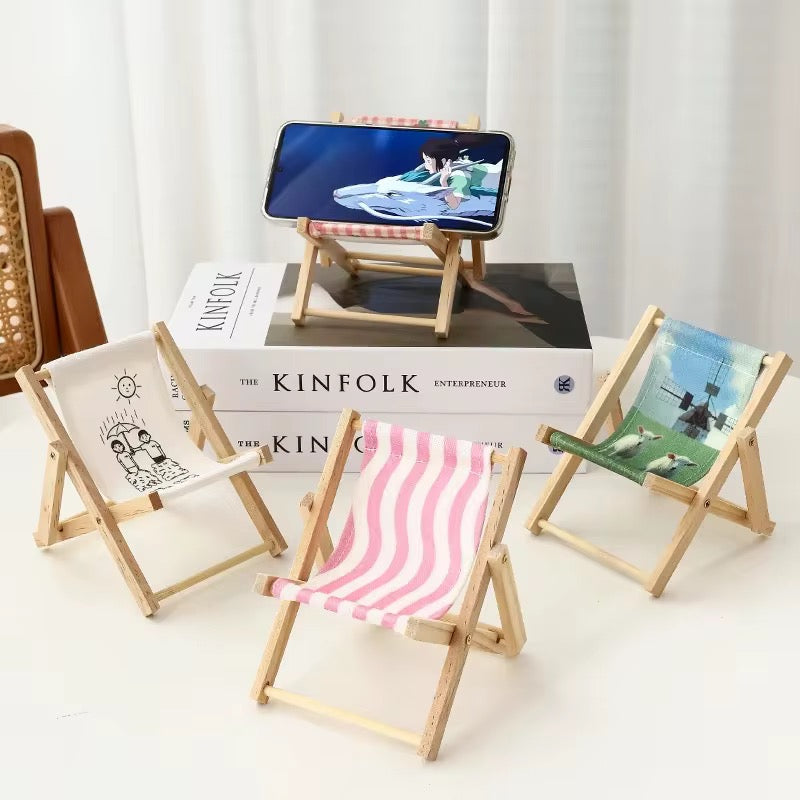 Mini Wooden Chair Decor set of 3