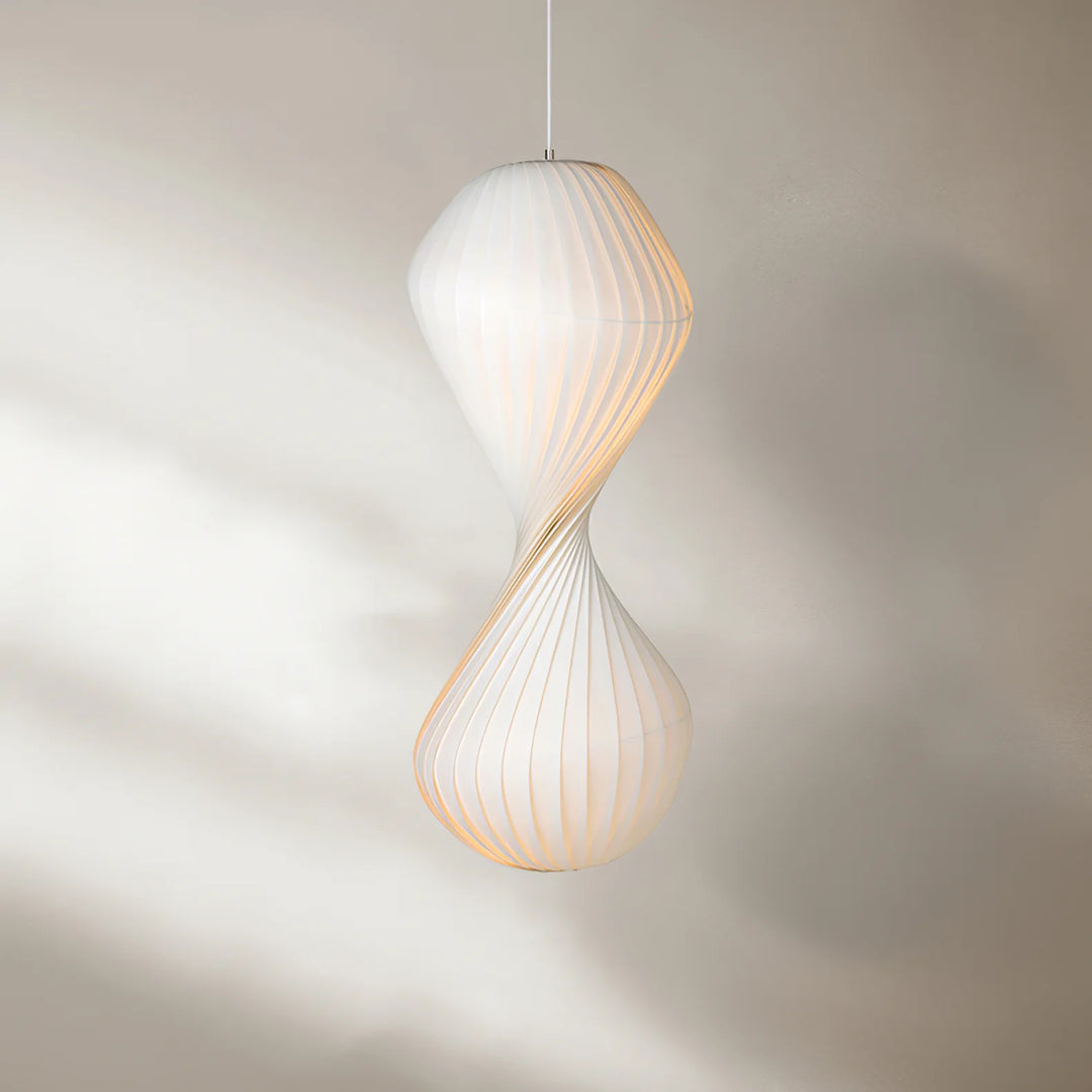 Modern TWIST Sculptural Pendant & floor Light