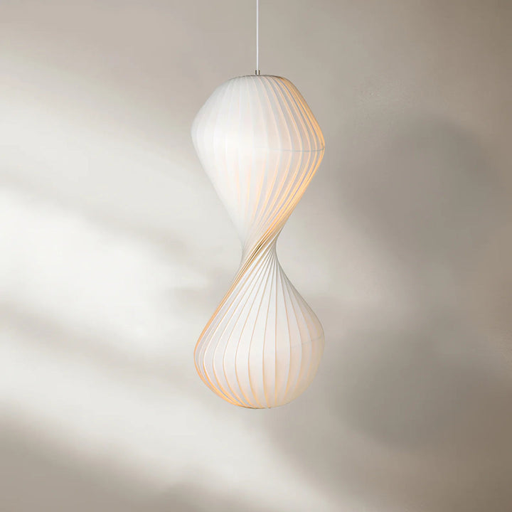 Modern TWIST Sculptural Pendant & floor Light