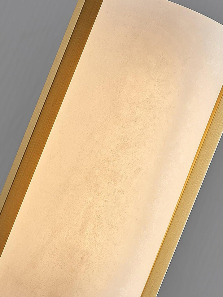 Minimal Arch Natural Spanish Alabaster Pendant Light