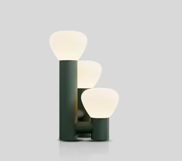 Sculptural Three-Globe Table Lamp