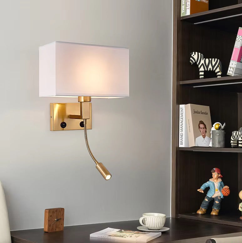 Modern Bedside Wall Light with a Flexible arm