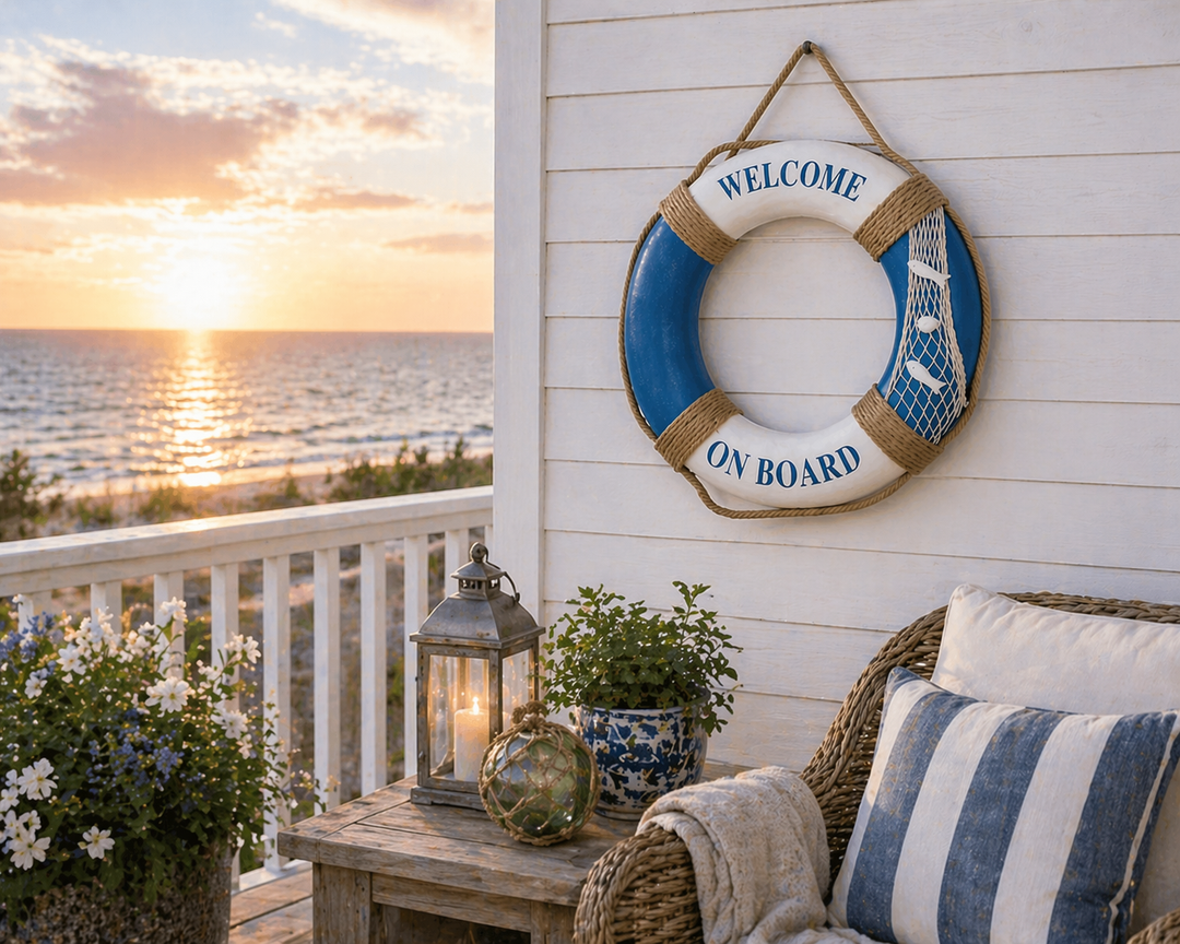 Life Ring Decor Sky Blue