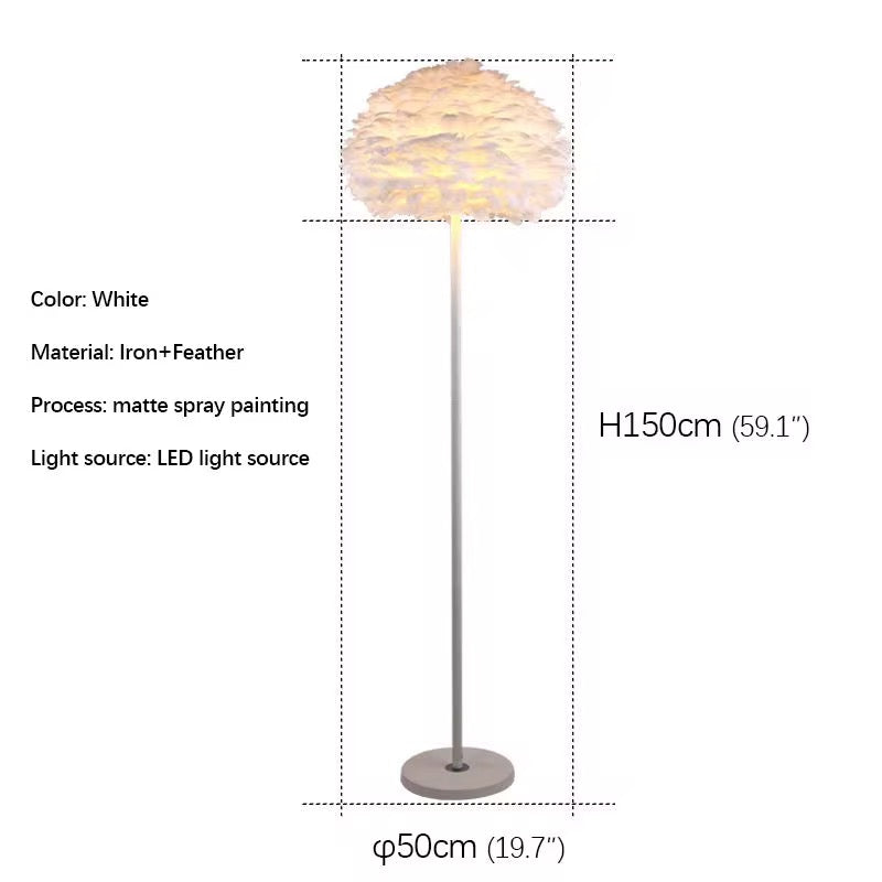 Feather Glow Lamp – Floor or Table Lamps